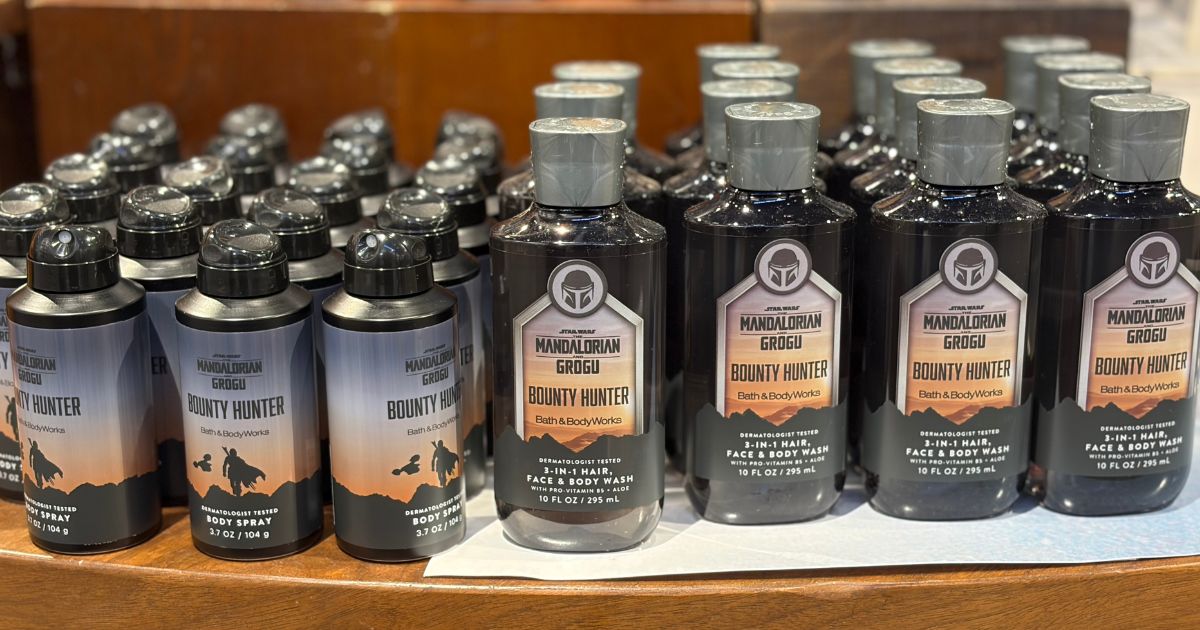 Bath & Body Works Men’s Body Care Just $5.50 – Includes The Mandalorian Collection