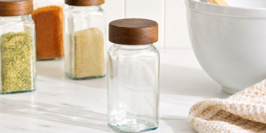 Better Homes & Gardens Glass Spice Jars Only $1.24 on Walmart.com