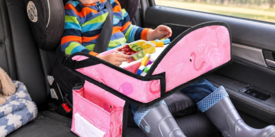 Kids Travel Tray w/ Drawing Surface Just $9.99 on Amazon | Road Trip Must-Have!