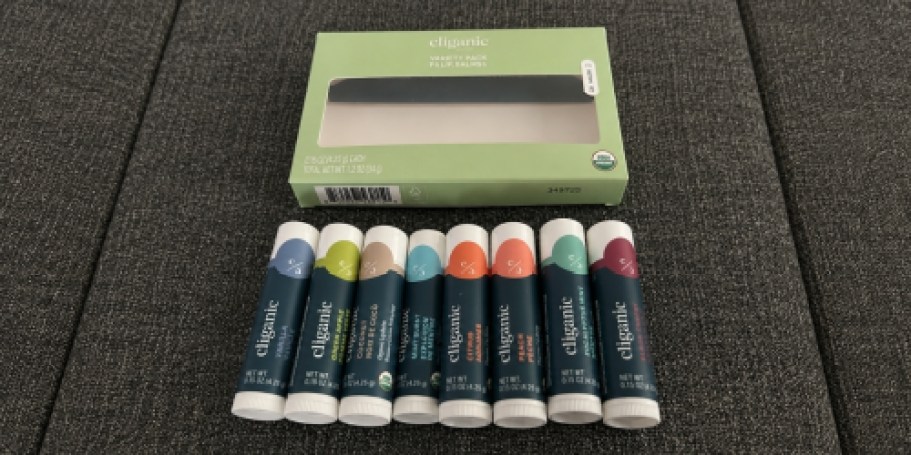 Cliganic Organic Lip Balm 8-Pack Just $7.99 Shipped on Amazon (Only $1 Each!)