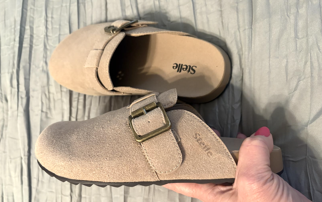 suede clogs