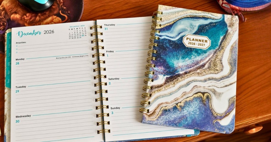Weekly & Monthly Planners Just $4.49 on Amazon