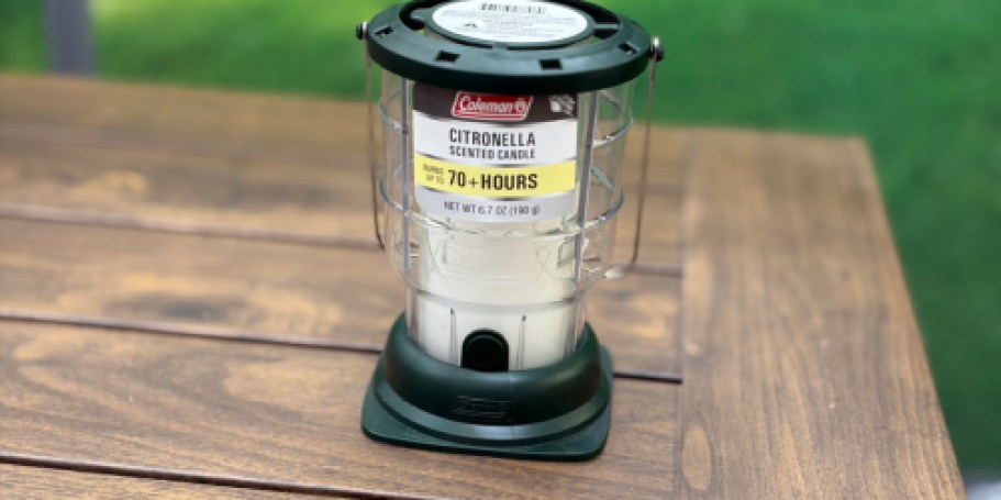 Fun Coleman Lantern-Shaped Citronella Candle Just $5.98 on Walmart.com (May Sell Out!)