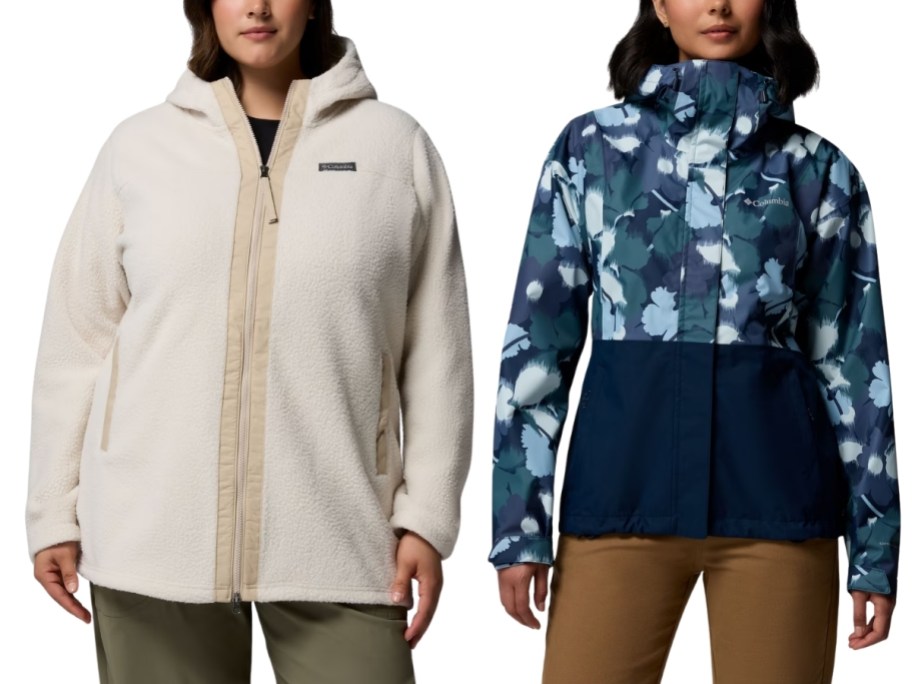 two women in outerwear