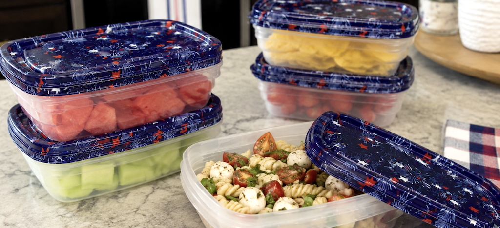 Patriotic Food Storage Containers 6-Piece Sets Only $3.50 on Walmart.com