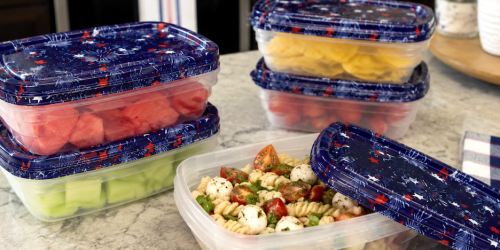 Patriotic Food Storage Containers 6-Piece Sets Only $3.50 on Walmart.com