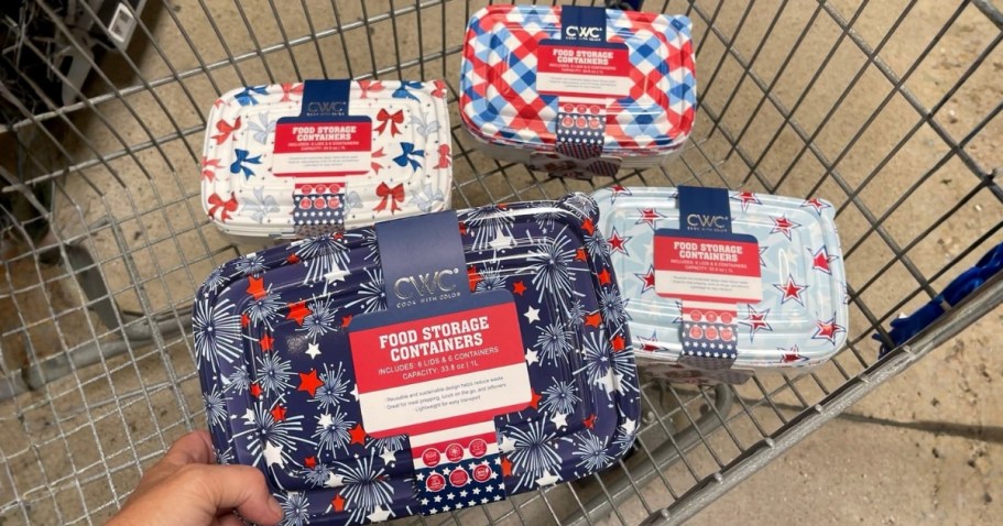 Cook With Color Patriotic Food Storage Containers 6-Pack Just $3.50 on Walmart.com