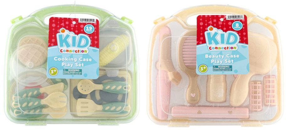 cooking and beauty kids play sets
