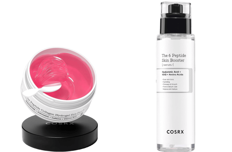 eye patches and skin toner