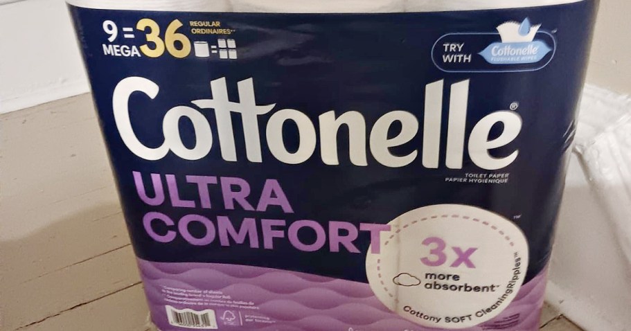 Cottonelle Toilet Paper Mega Rolls 32-Count Just $22.61 Shipped on Amazon