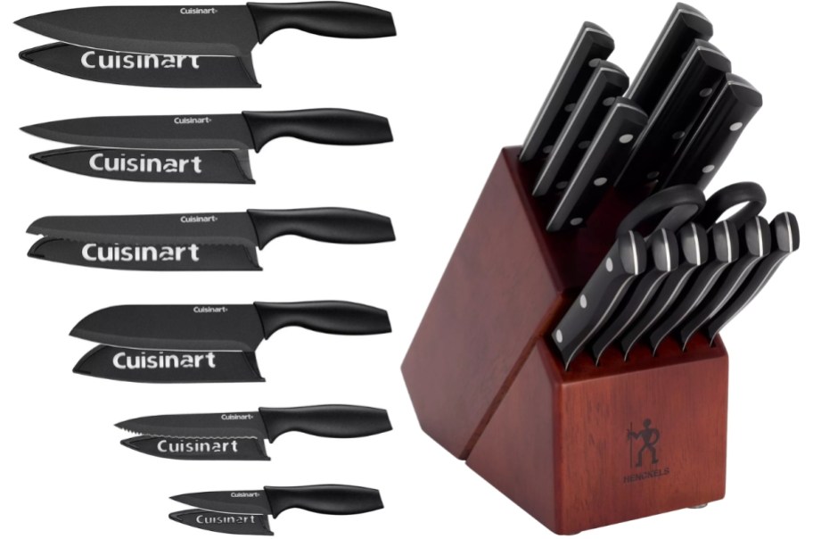 cuisinart and henckels knife sets