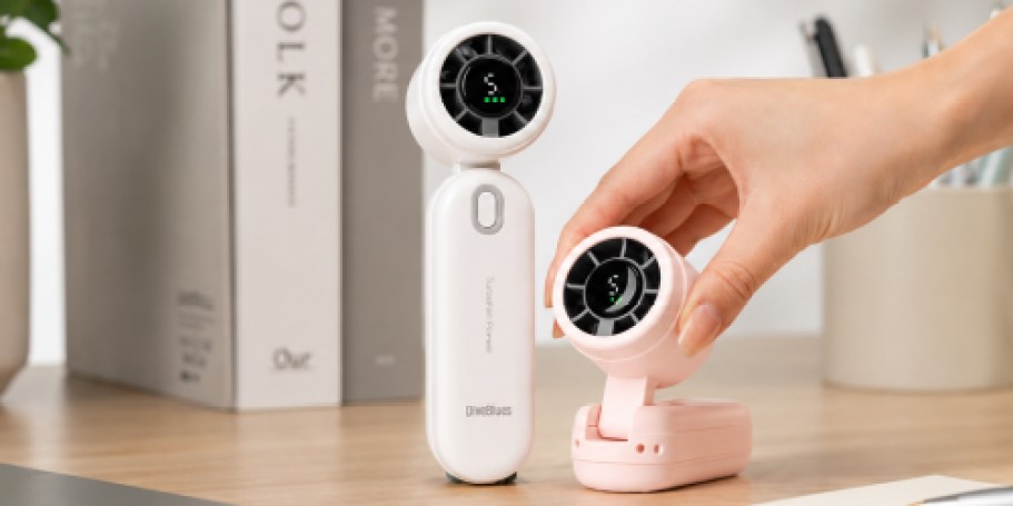 Portable Handheld Fan Just $8.49 on Amazon (Reg. $17)
