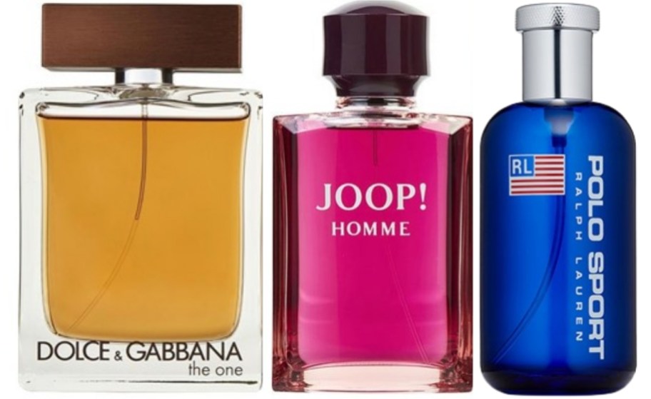 a dolce and gananna and Joop! and polo spoprt mens colognes