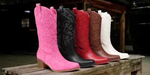 Women’s Western Boots from $21 Shipped on Amazon (Today Only!)