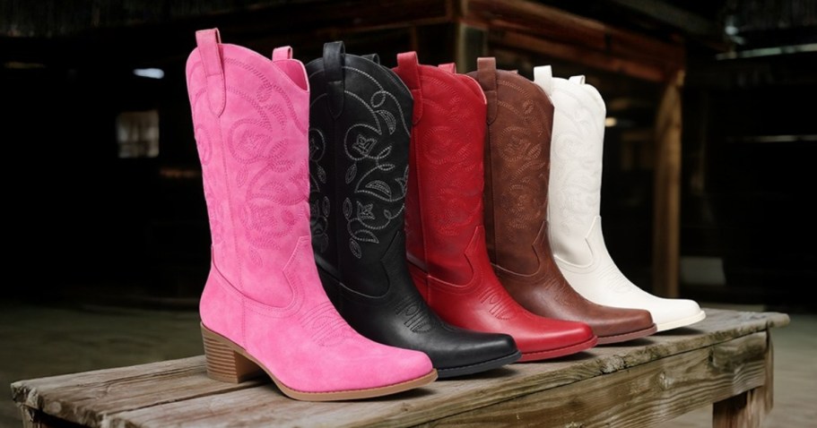 Women’s Western Boots from $21 Shipped on Amazon