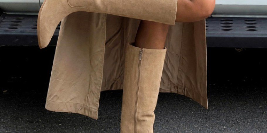 Women’s Faux Suede Boots Under $30 Shipped on Amazon (Reg. $65)