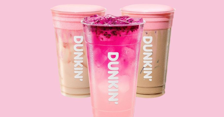 NEW Dunkin’ King Kylie Pink Summer Menu, Suncloud Lemonades, & More!