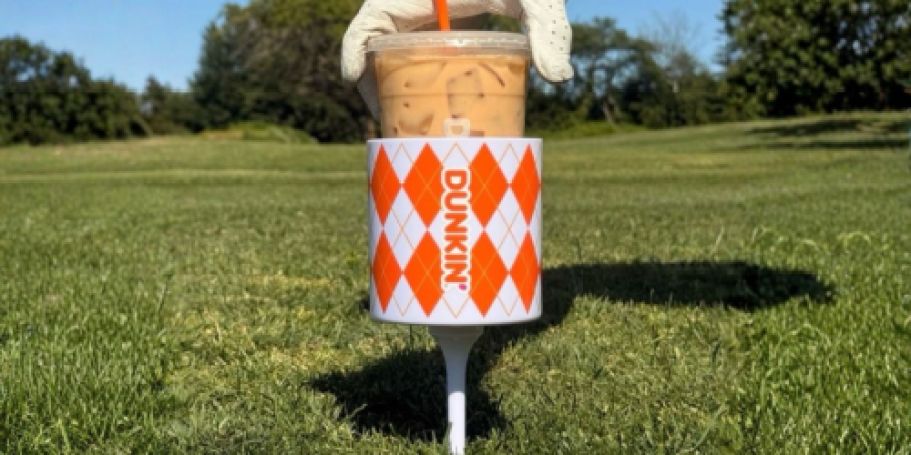 FREE Dunkin’ Tee Cup Holder w/ Drink Purchase on June 18th