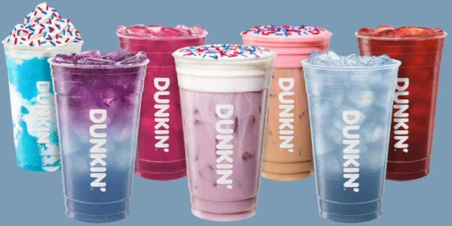 Dunkin’ Just Dropped a Bunch of New Summer Drinks, Donuts & a FREE Drink Deal