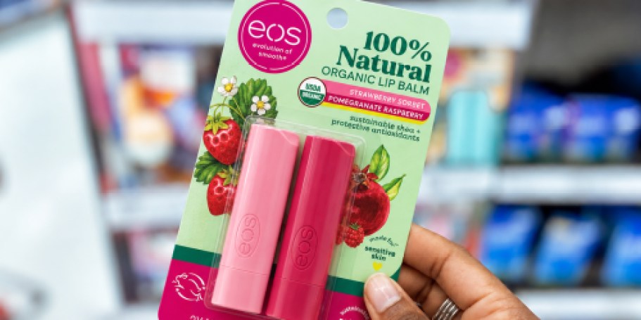 eos Organic Lip Balm 2-Pack Just $3.60 Shipped on Amazon