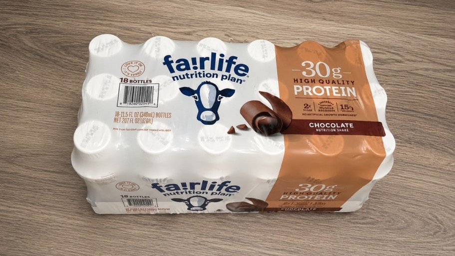 Fairlife Protein Shake 12-Pack Only $21 on SamsClub.com – 30g of Protein in Each Bottle!