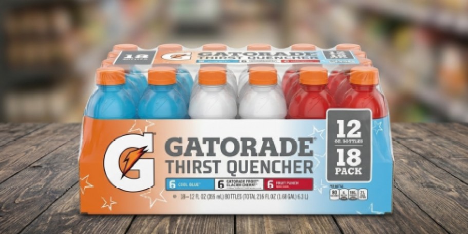 Gatorade Thirst Quencher 18-Pack Only $9.58 Shipped on Amazon