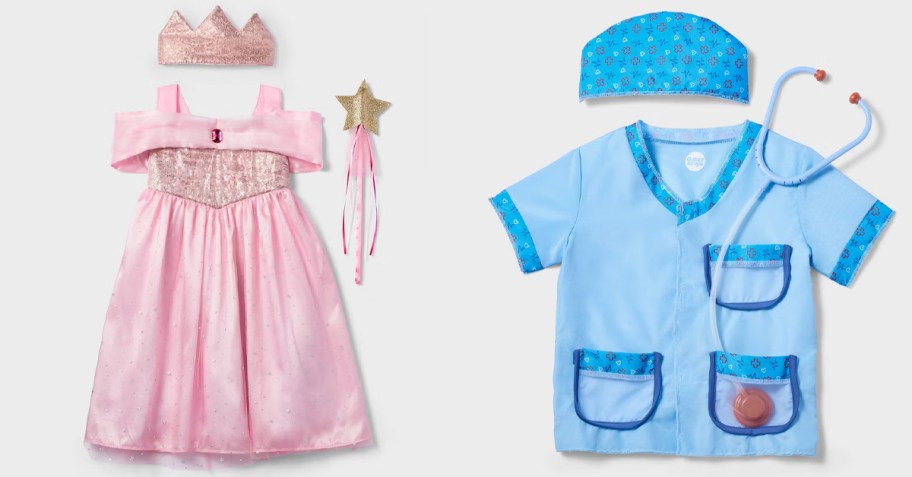 princess and doctor play costumes 