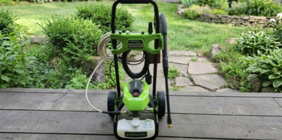 Greenworks Electric Pressure Washer Only $99.99 Shipped on BestBuy.com (Reg. $200)