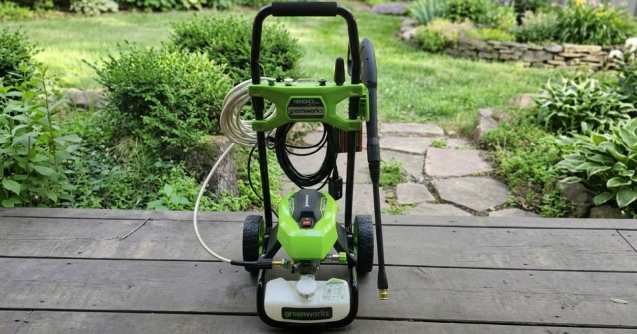 Greenworks Electric Pressure Washer Only $99.99 Shipped on BestBuy.com (Reg. $200)