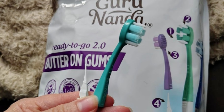 GuruNanda Mini Disposable Toothbrushes 21-Count Only $5 Shipped on Amazon