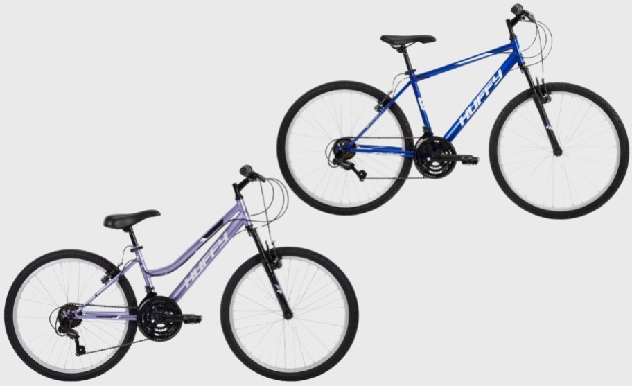 two huffy bikes