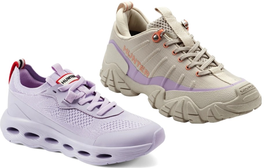 two hunter womens sneakers