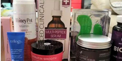 Women’s Beauty & Wellness 10-Piece Bag Just $18.49 (Includes FIVE Full-Size Items!)