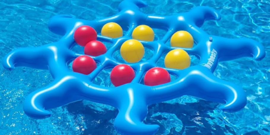 HUGE Inflatable Tic-Tac-Toe Pool Game Only $9.49 Shipped for Prime Members (Reg. $26)