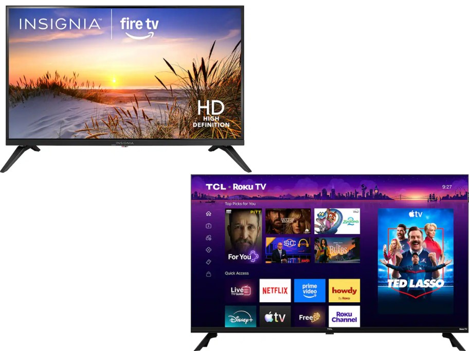 32" and 40" tvs 