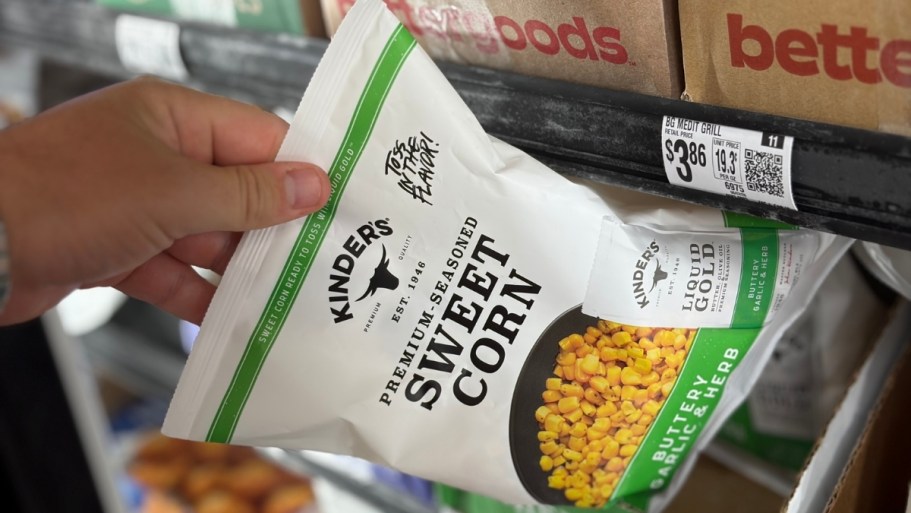 Spotted at Walmart: NEW Kinder’s Frozen Veggies (Include Liquid Gold Seasoning!)