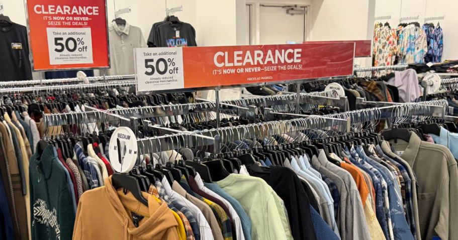 Last Chance: EXTRA 50% Off Kohl’s Clearance | Clothing from $1.77