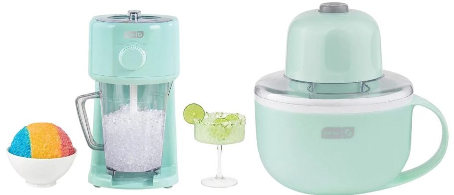 dash slushy and ice cream maker