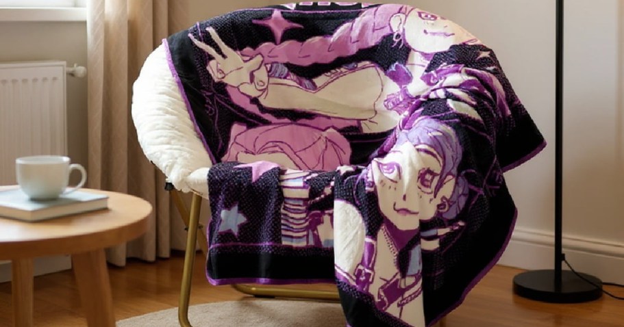 KPOP Demon Hunters Throw Blanket Only $7.97 on Walmart.com