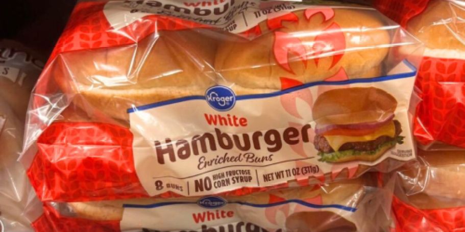 Kroger Daily Coupon Drop | Hamburger or Hot Dog Buns Only 99¢