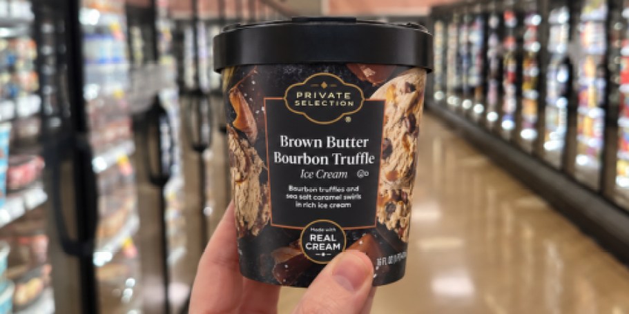 FREE Private Selection Ice Cream Pint at Kroger + Breyers 48oz as Low as 39¢!
