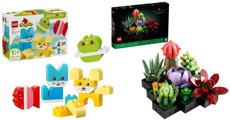 two lego toys