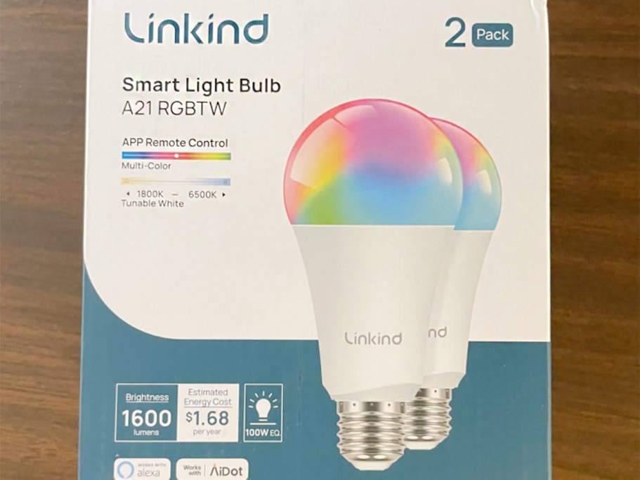 Smart Light Bulbs 2-Pack Only $11 Shipped on Amazon (Reg. $35) | Works w/ Alexa & Google Home