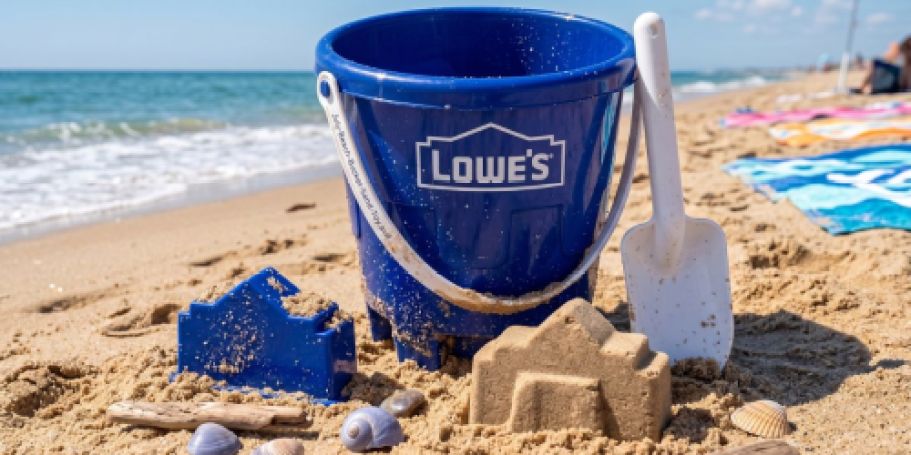 FREE Beach Bucket Toy Set for Lowe’s Rewards Members on July 4th
