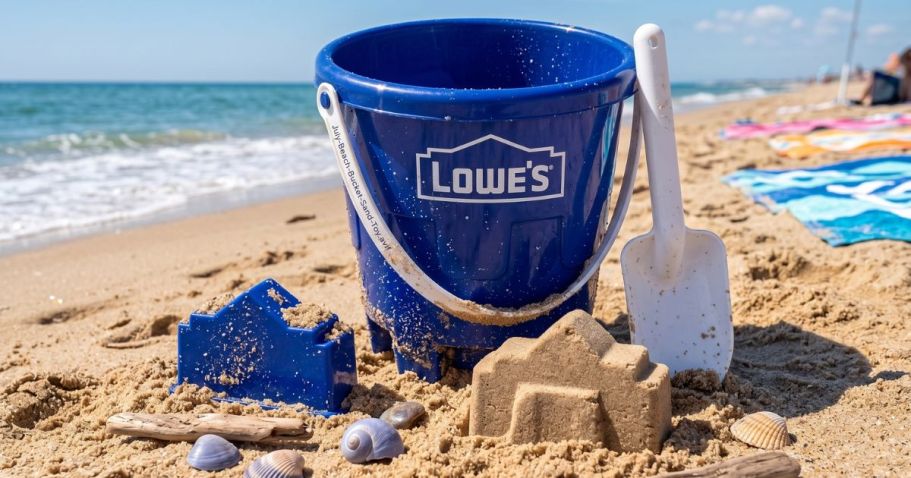 FREE Beach Bucket Toy Set for Lowe’s Rewards Members on July 4th