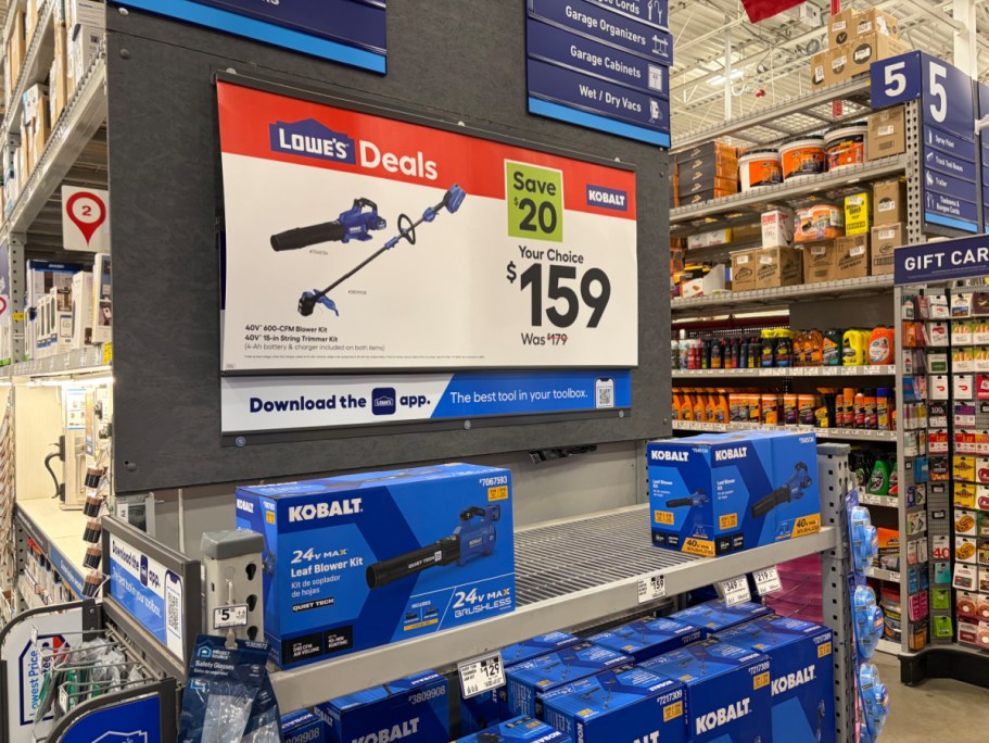 Up to $100 Off Kobalt Trimmer & Leaf Blower Kits on Lowes.com (Father’s Day Gift Idea!)