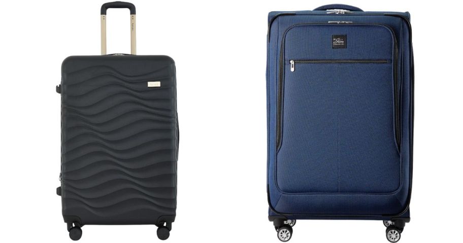 Kensie Signora Hardside Spinner Luggage and Skyway Flair 2.0 Soft Side Luggage