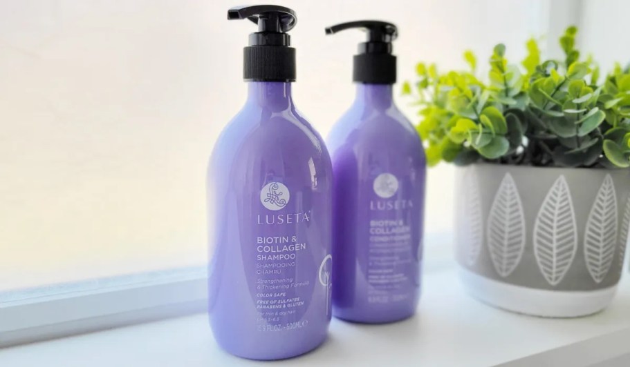 Luseta Biotin + Collagen Shampoo & Conditioner Only $17 Shipped on Amazon
