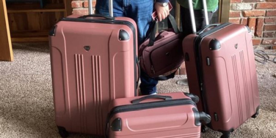 OVER 75% Off Macy’s Luggage | 5-Piece Hardside Set Just $107 Shipped