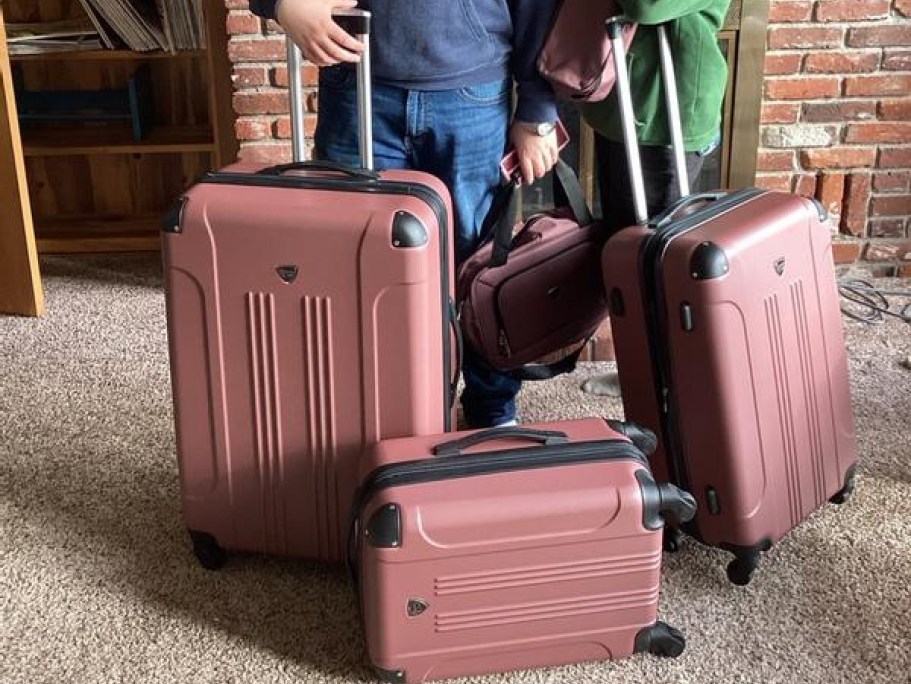 OVER 75% Off Macy’s Luggage | 5-Piece Hardside Set Just $107 Shipped